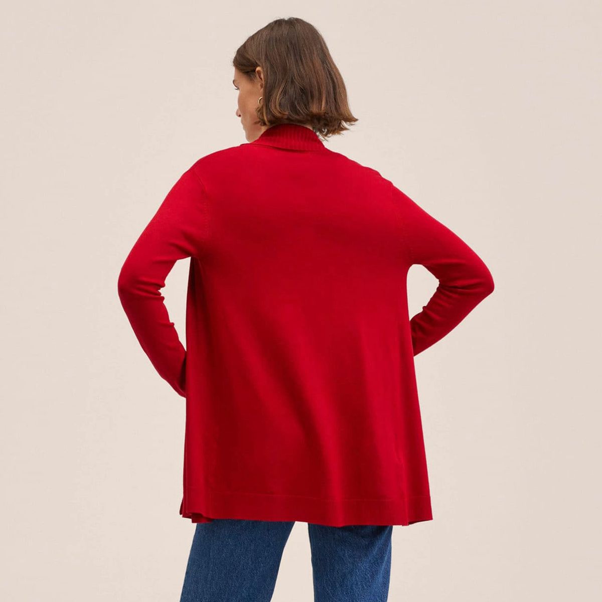 MANGO - Cárdigan Punto Fino Mujer Mango