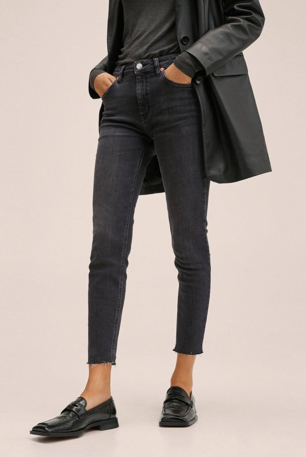 MANGO - Jeans Skinny Isa Tiro Medio Mujer Mango