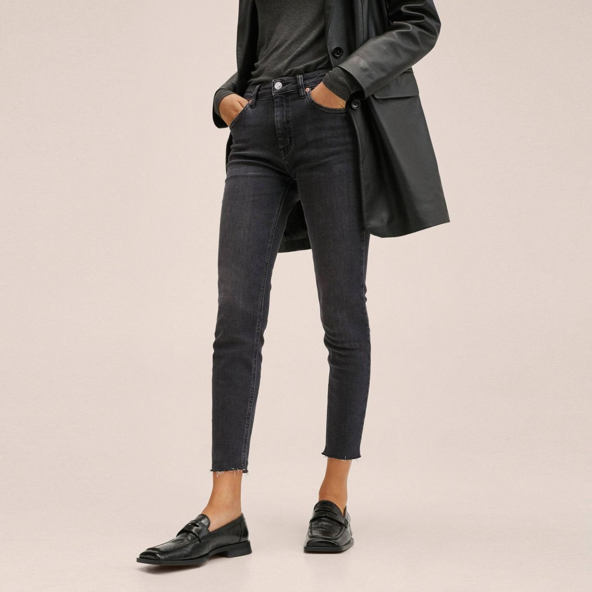 MANGO - Jeans Skinny Isa Tiro Medio Mujer Mango