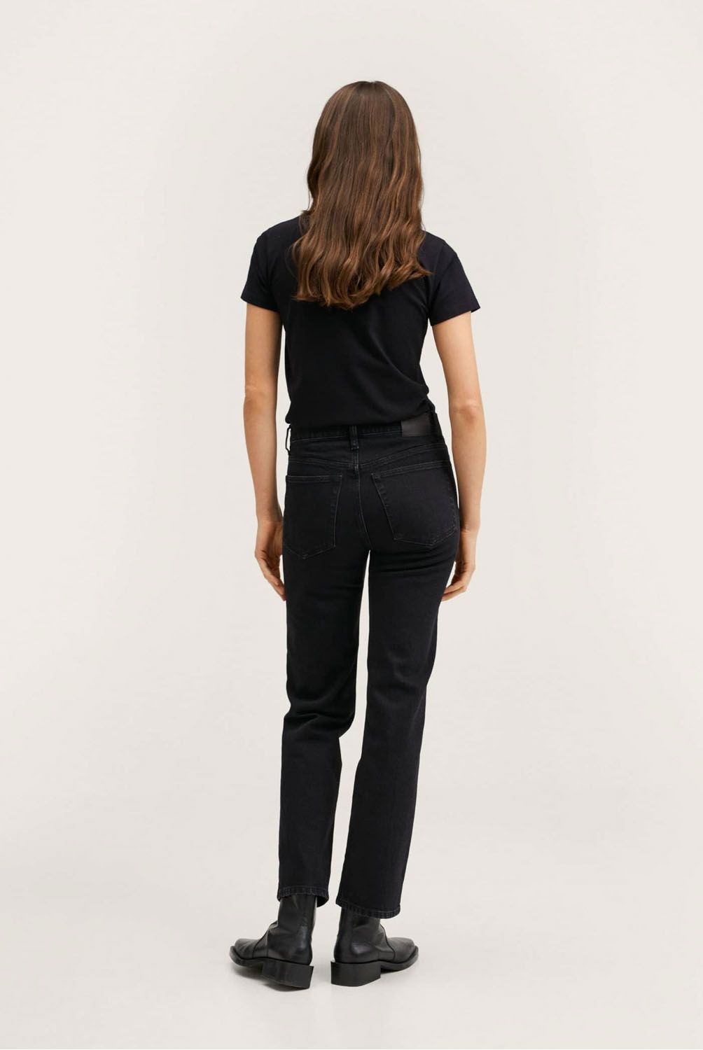 MANGO - Mango Polera Algodón Rayas Pstmango Mujer