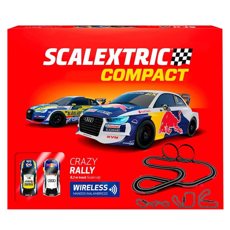 SCALEXTRIC - Pista de Autos Scalextric Crazy Rally