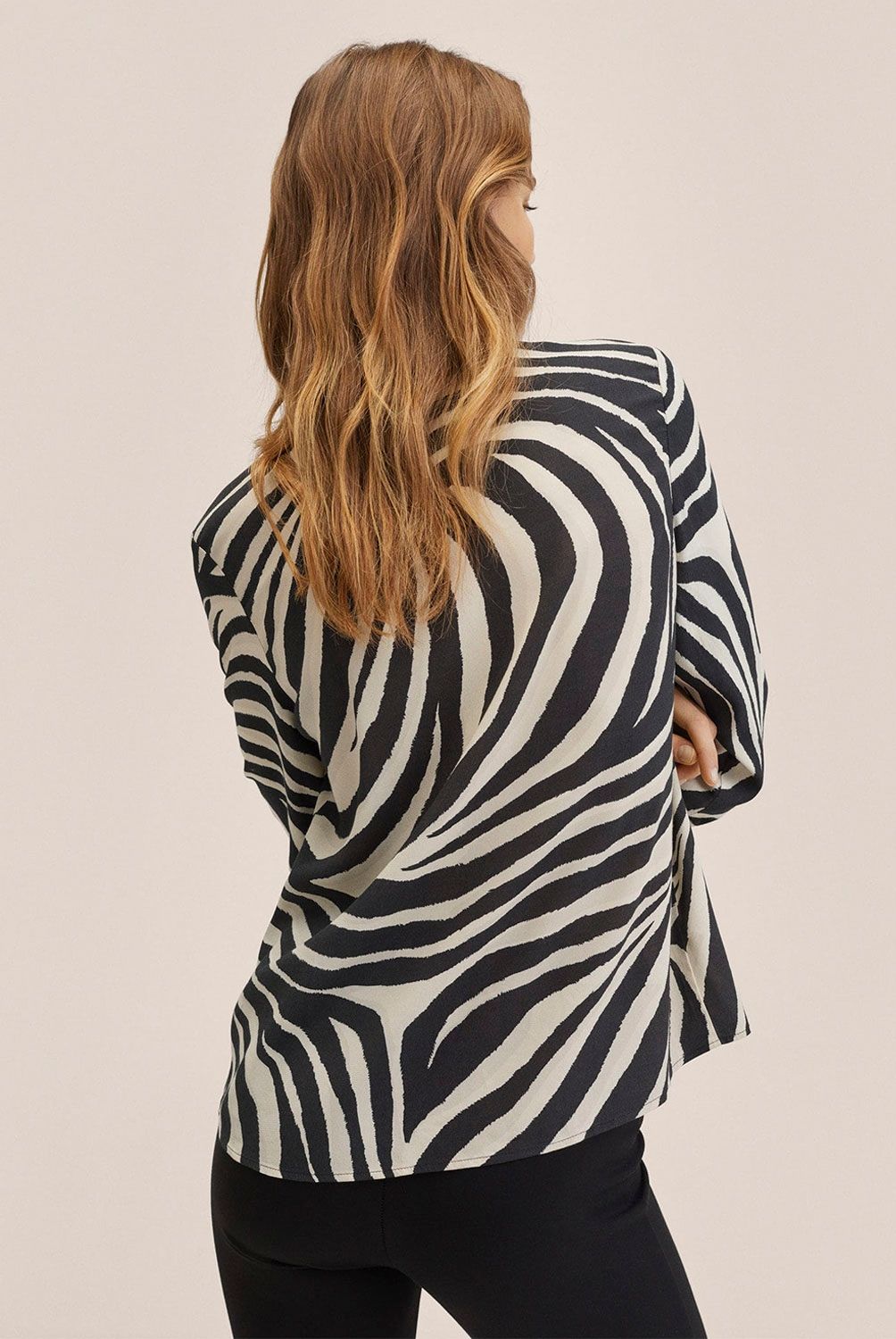 Mango - Mango Camisa Estampada Cebra Jare Mujer