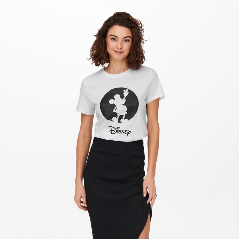 ONLY - Only Polera Manga Corta Licencia Disney Mujer
