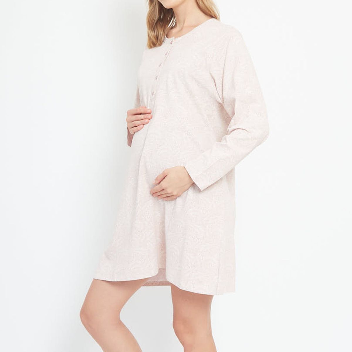 INTIME - Camisa de dormir maternal mujer