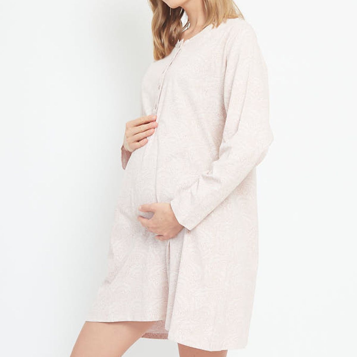 INTIME - Camisa de dormir maternal mujer
