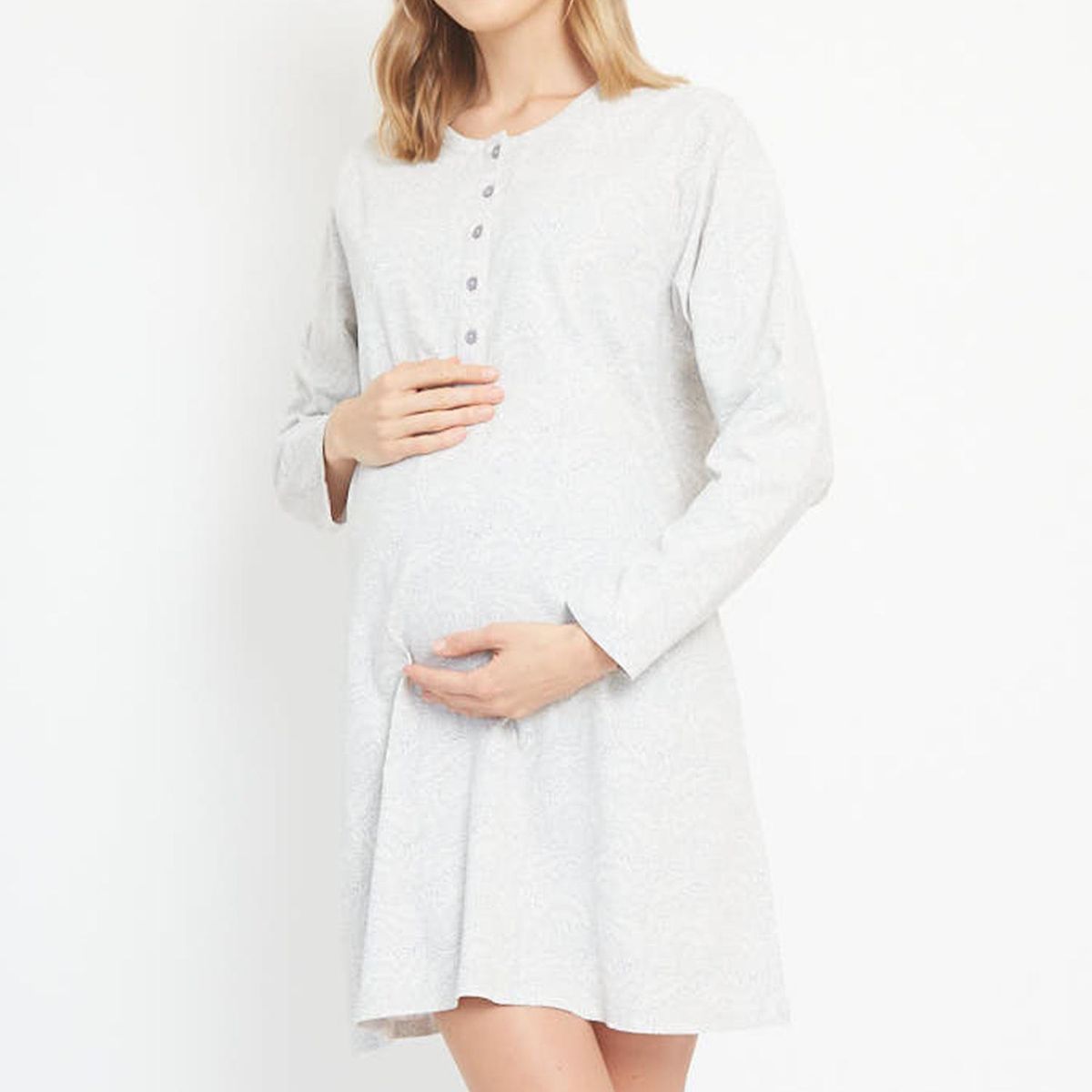 INTIME - Camisa de dormir maternal mujer