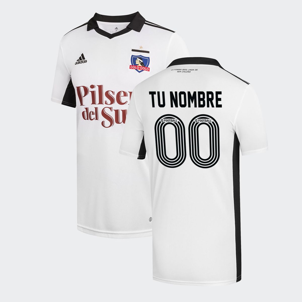 ADIDAS - Adidas Camiseta de Fútbol Personificable Colo Colo Local Hombre