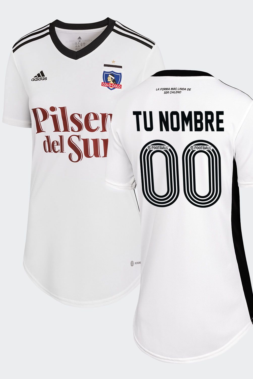 ADIDAS - Camiseta de Fútbol Personificable Colo Colo Local Mujer Adidas
