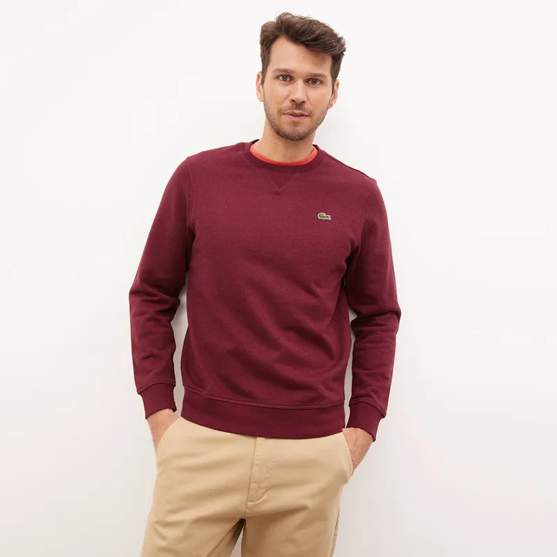 Poleron Lacoste Rojo Hombre Sudadera Lacoste Live Hood Rojo Para