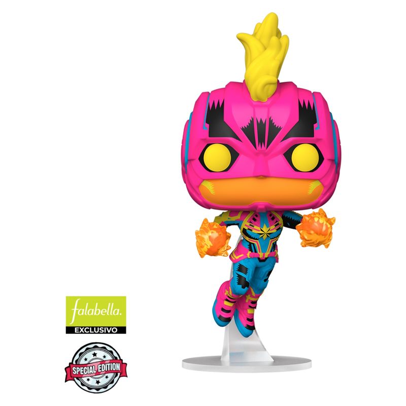 FUNKO - Marvel Black Light Captain Marvel #55213 Funko