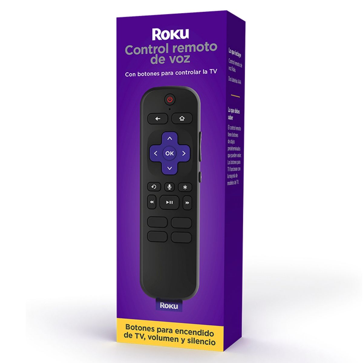 ROKU - Control Remoto Por Voz De Roku