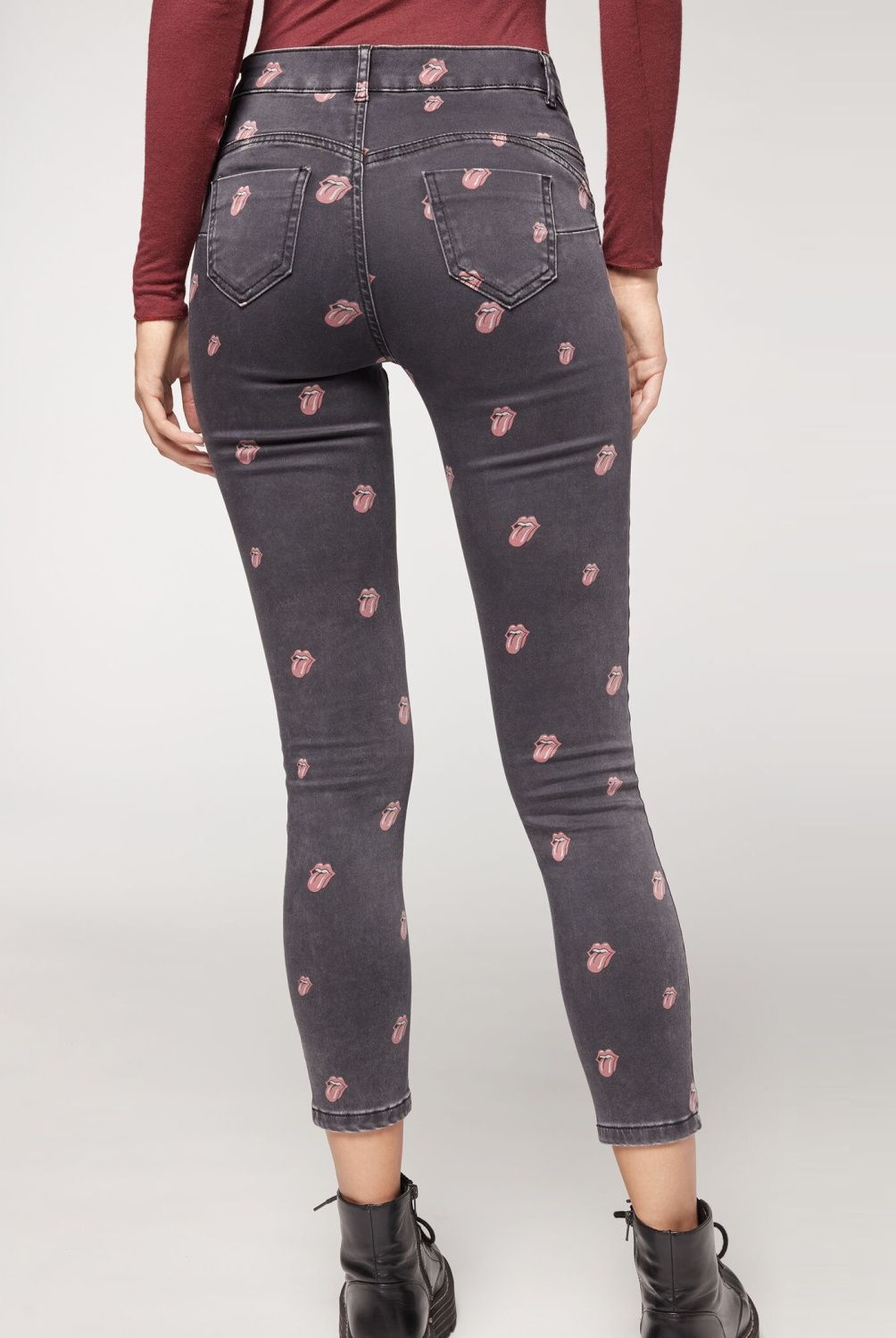 CALZEDONIA - Leggings Push Up Rolling Stones