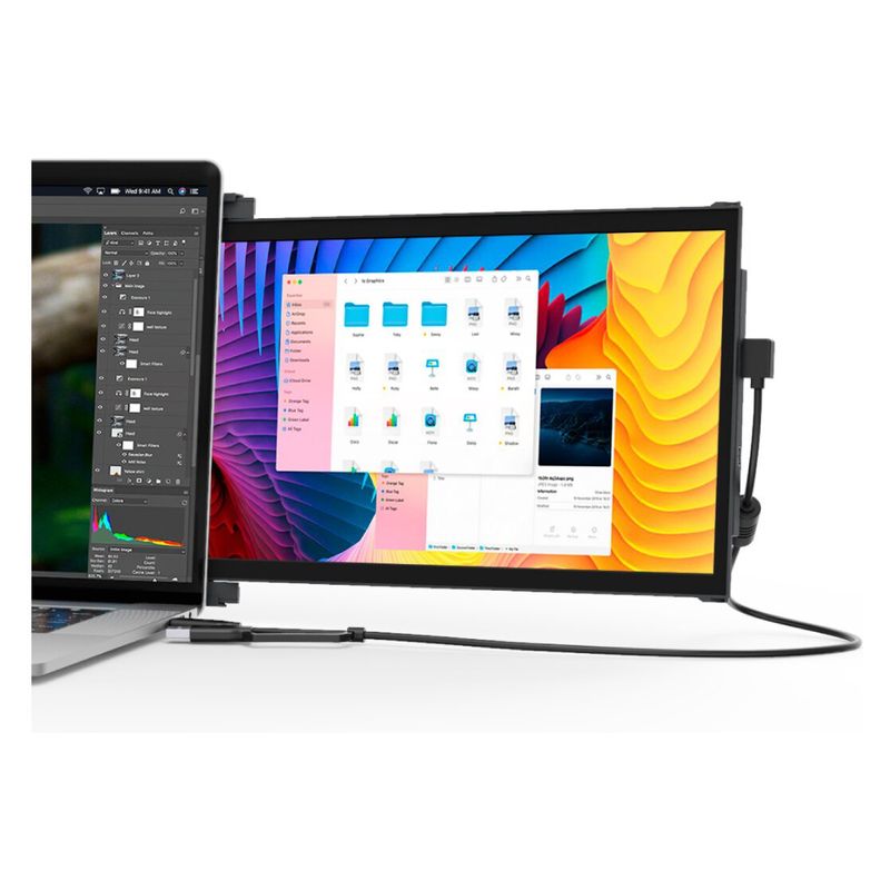  - Monitor Portátil Duex Plus 133 Pulgadas