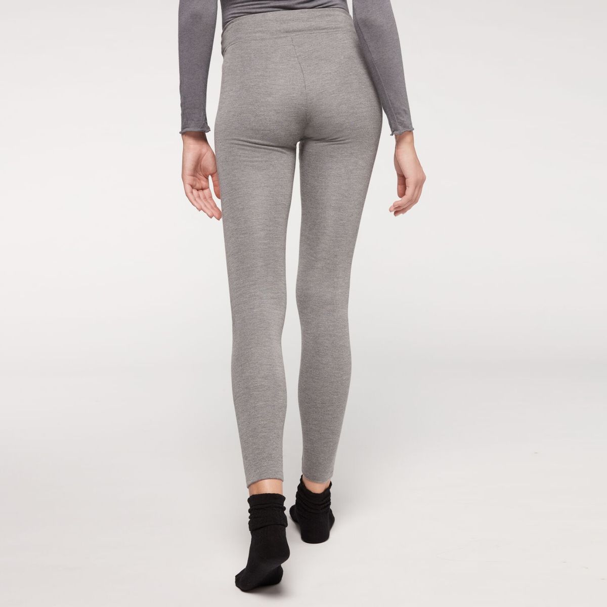 CALZEDONIA - Legging Con Cashmere Mujer Calzedonia