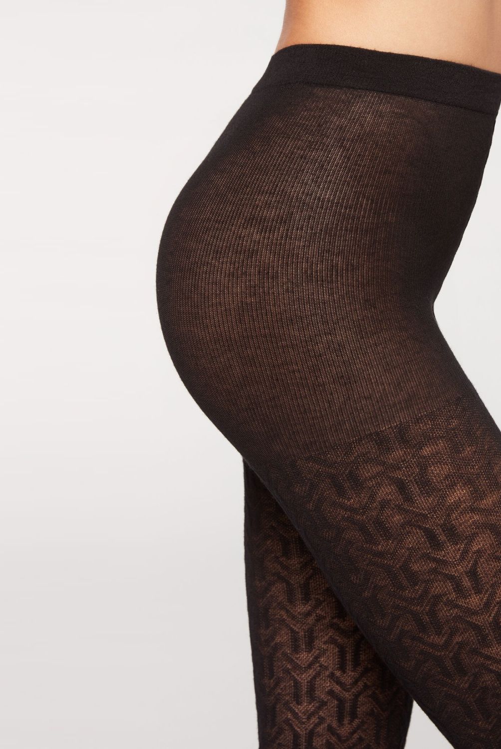 CALZEDONIA - Pantis De Lana Y Algodón Eco