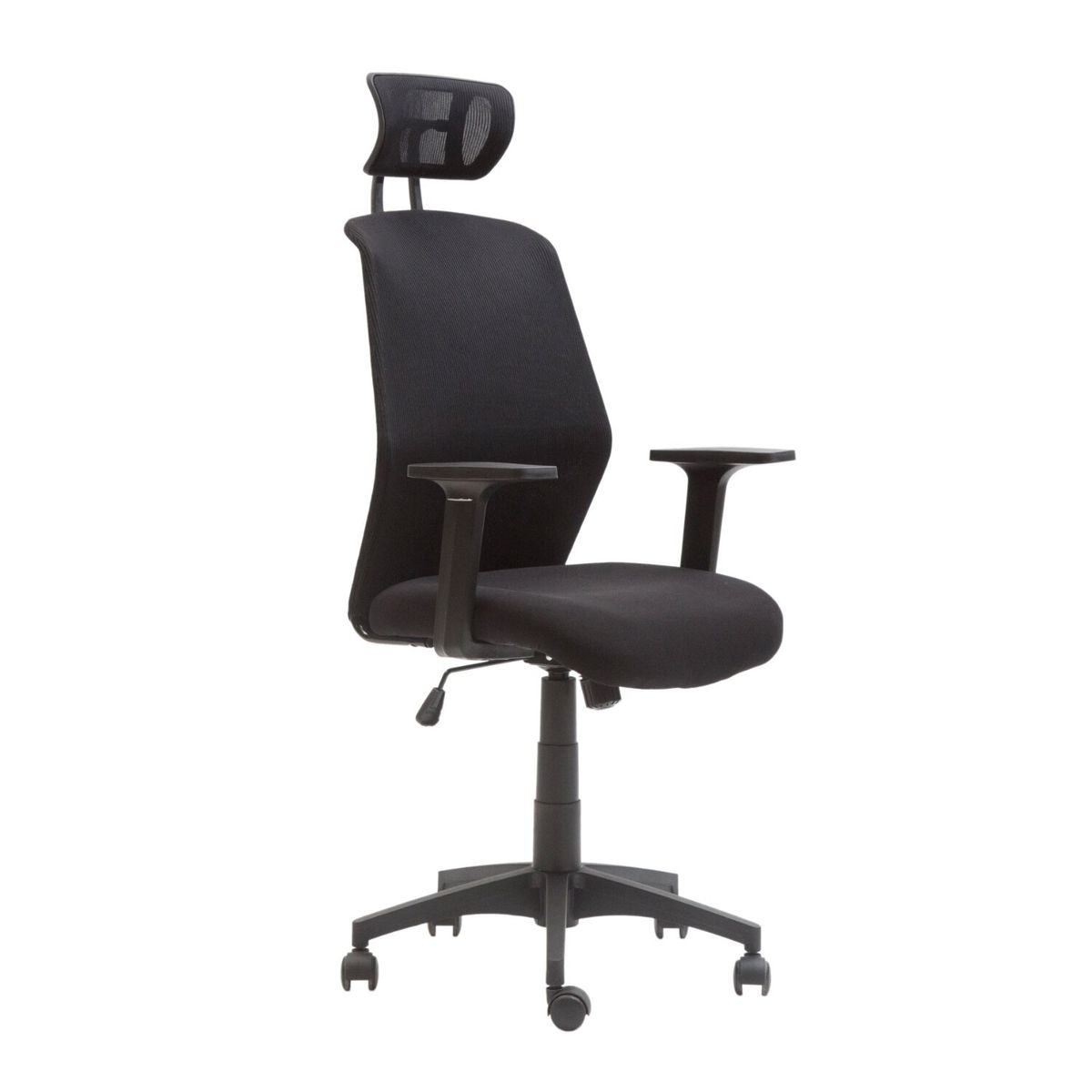 ONE SIT - Silla Escritorio Thor Negra con Cabecero