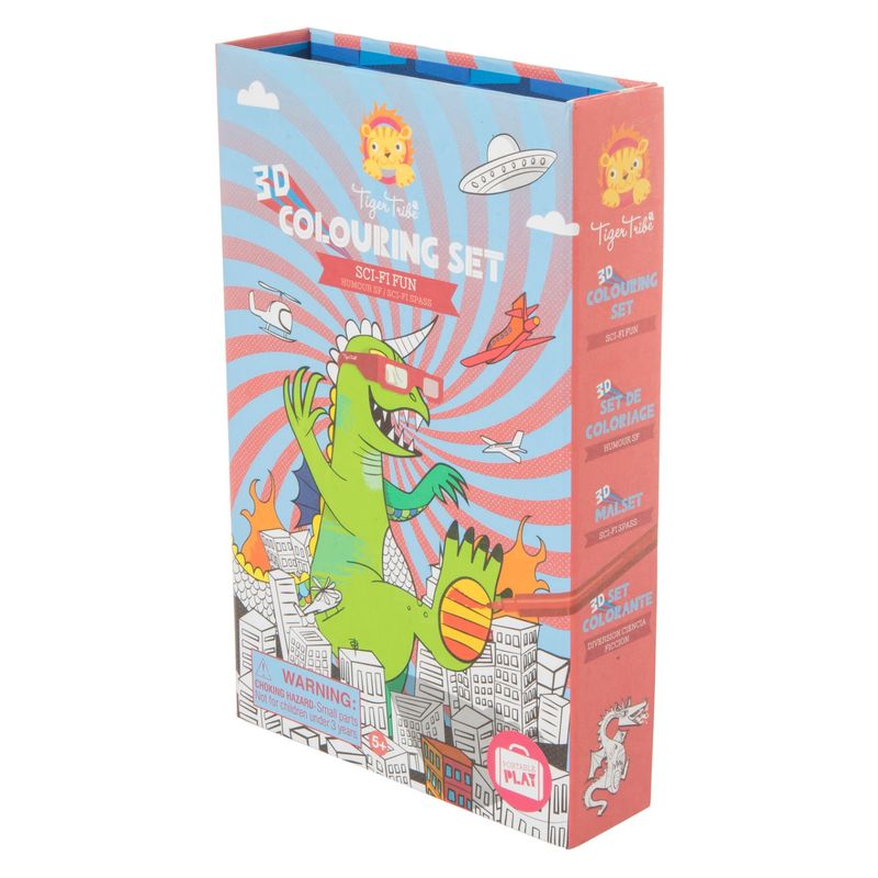 TIGER TRIBE - Set Pintar 3D Dinosaurios Tiger Tribe