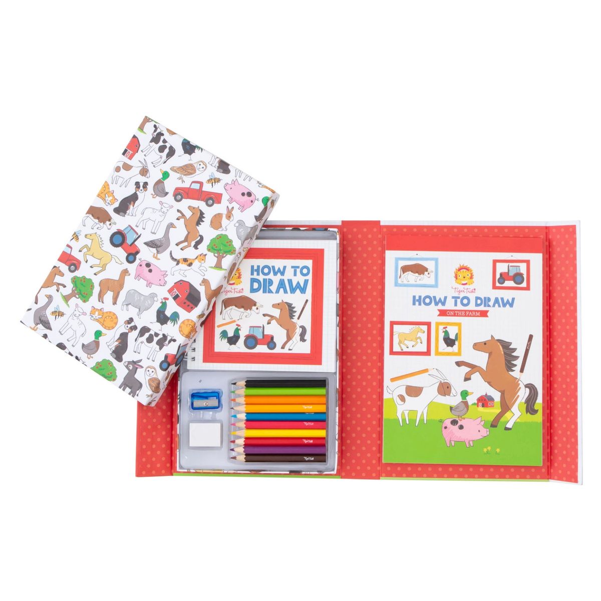 TIGER TRIBE - Juego De Dibujo Cómo Dibujar Una Granja Tiger Tribe