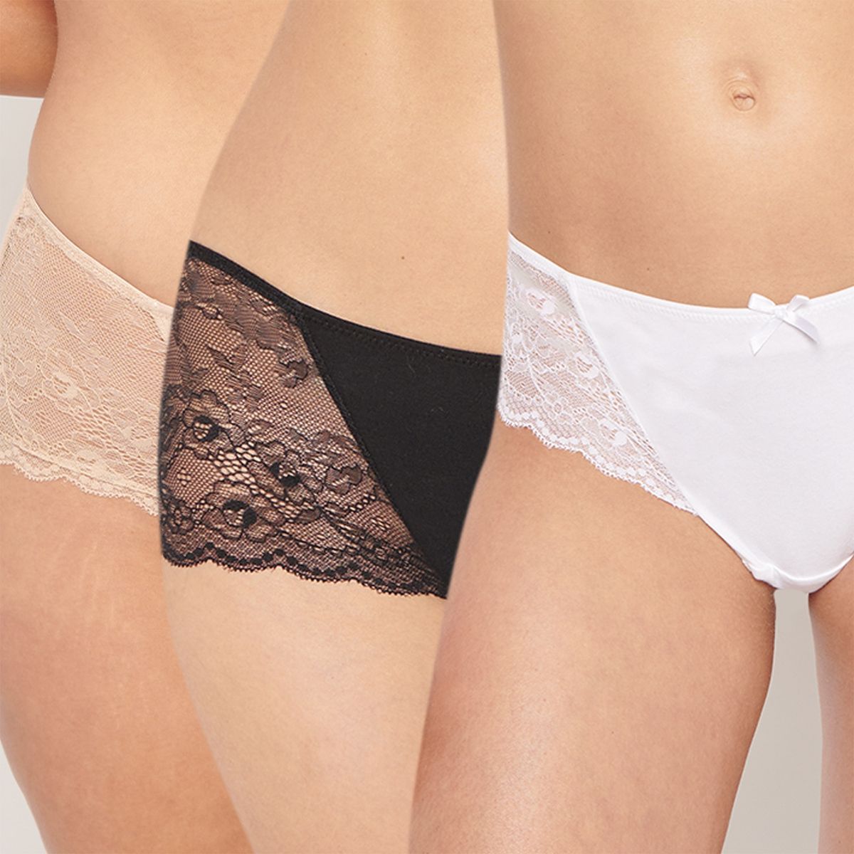 INTIME - Pack De 3 Calzón Mujer Intime