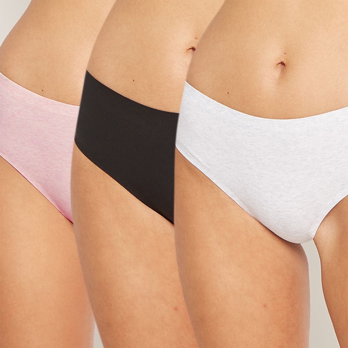 INTIME - Pack De 3 Calzón Culotte Mujer Intime