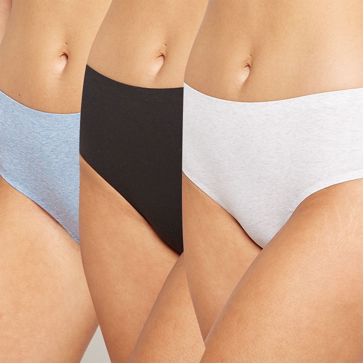 INTIME - Pack De 3 Calzón Pantaleta Mujer Intime