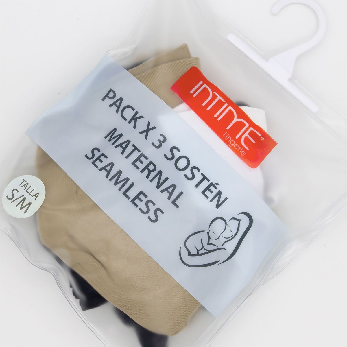 INTIME - Pack 3 Sostén Maternal Mujer Intime
