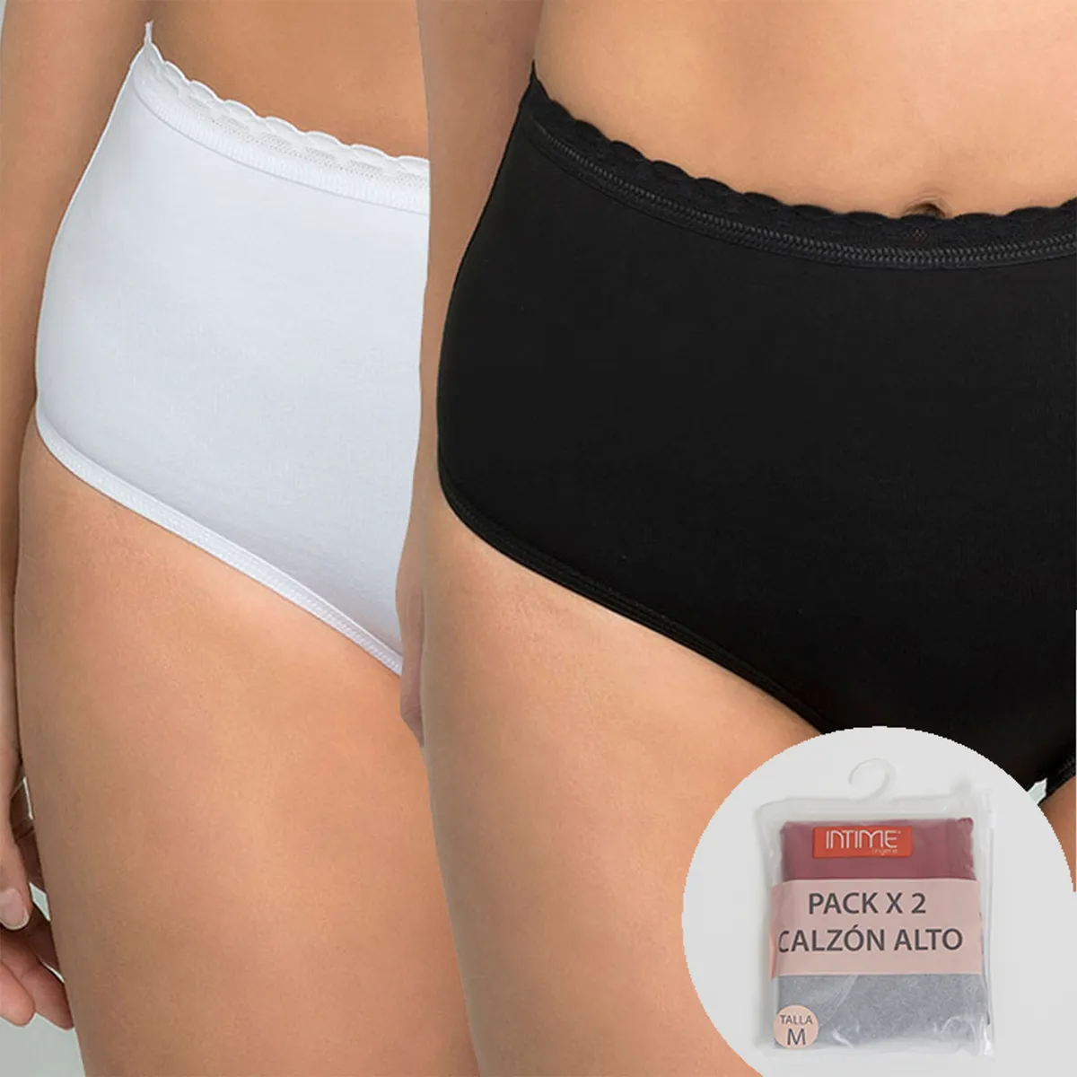 INTIME - Pack De 2 Calzón Mujer Intime