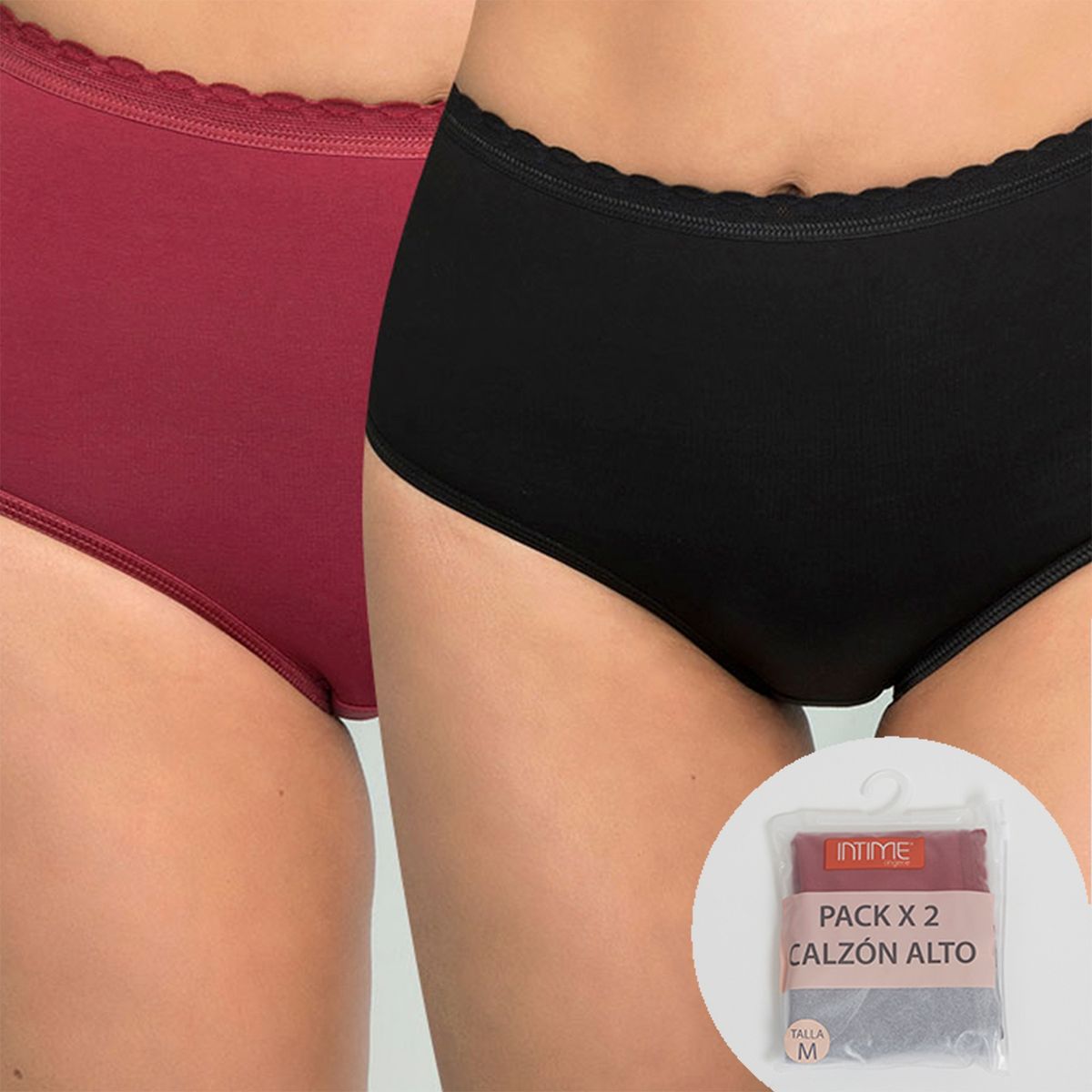 INTIME - Pack De 2 Calzón Mujer Intime