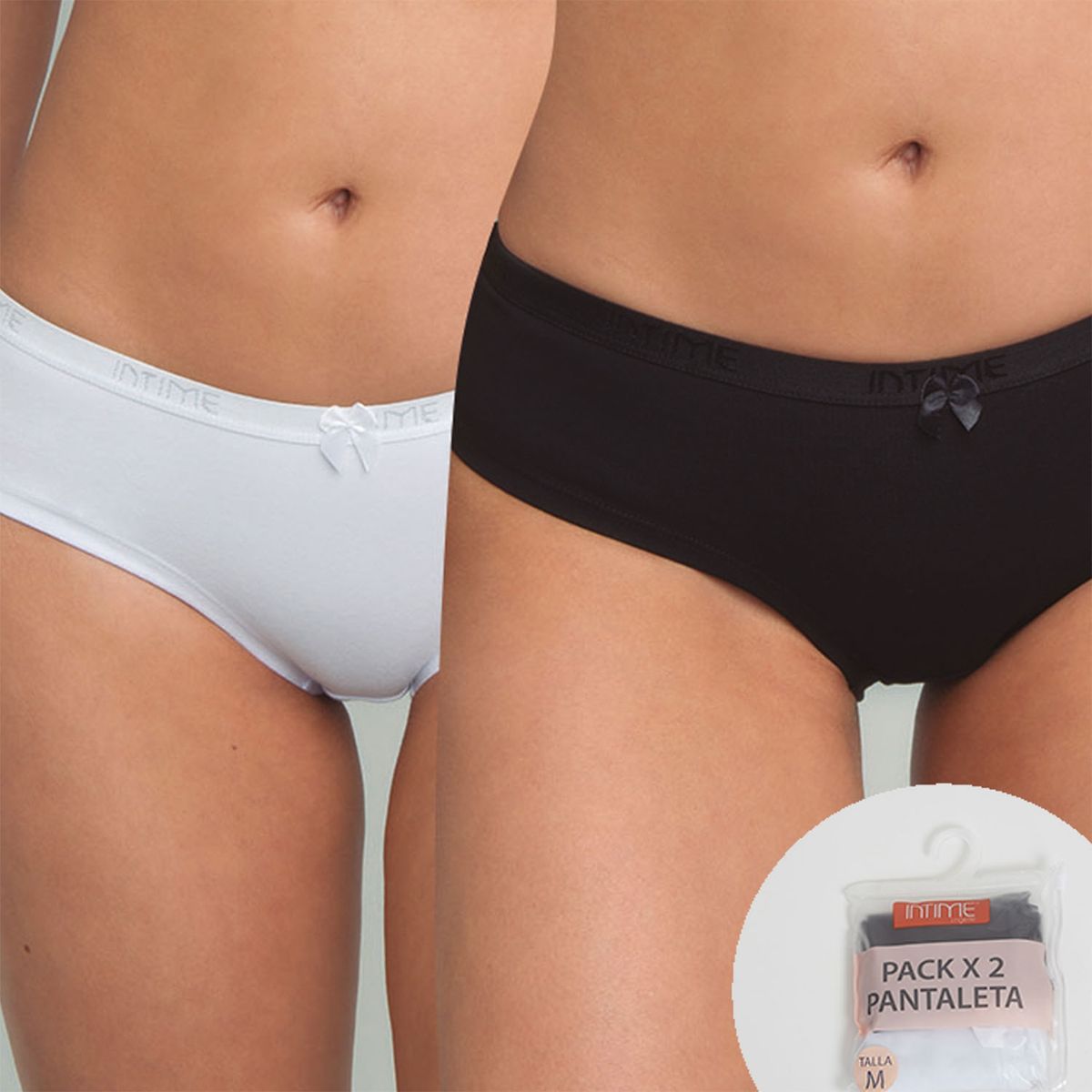 INTIME - Calzón Pack Pantaleta Mujer Intime