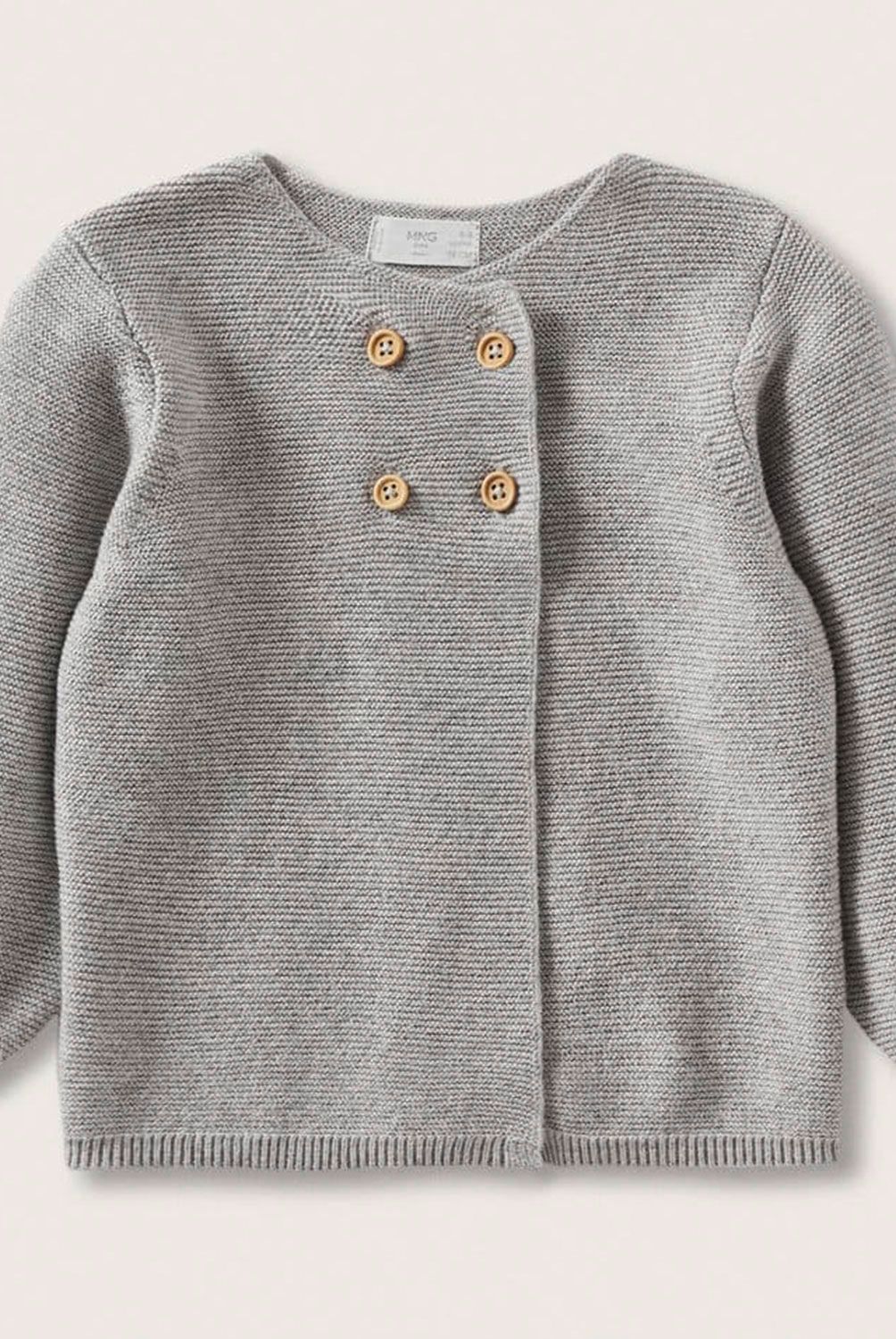 MANGO KIDS - Mango Kids Chaleco Punto Botones Dijon Unisex