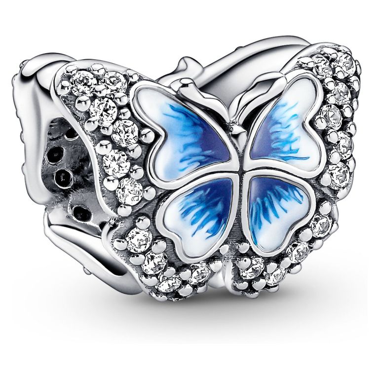 Charm Mariposa Azul Reluciente Mujer