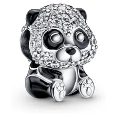 PANDORA - Charm Panda Tierno Reluciente De Plata Mujer