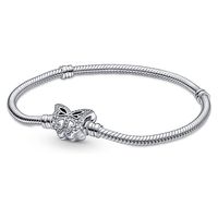 Brazalete Moments Cadena De Serpiente Cierre Mariposa Mujer