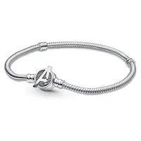 Pulsera The Avengers De Plata Mujer