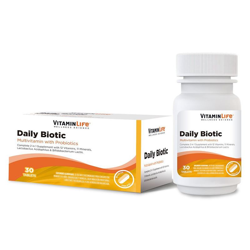 VITAMIN LIFE - Vitamin Life Daily Biotic X30Tabletas
