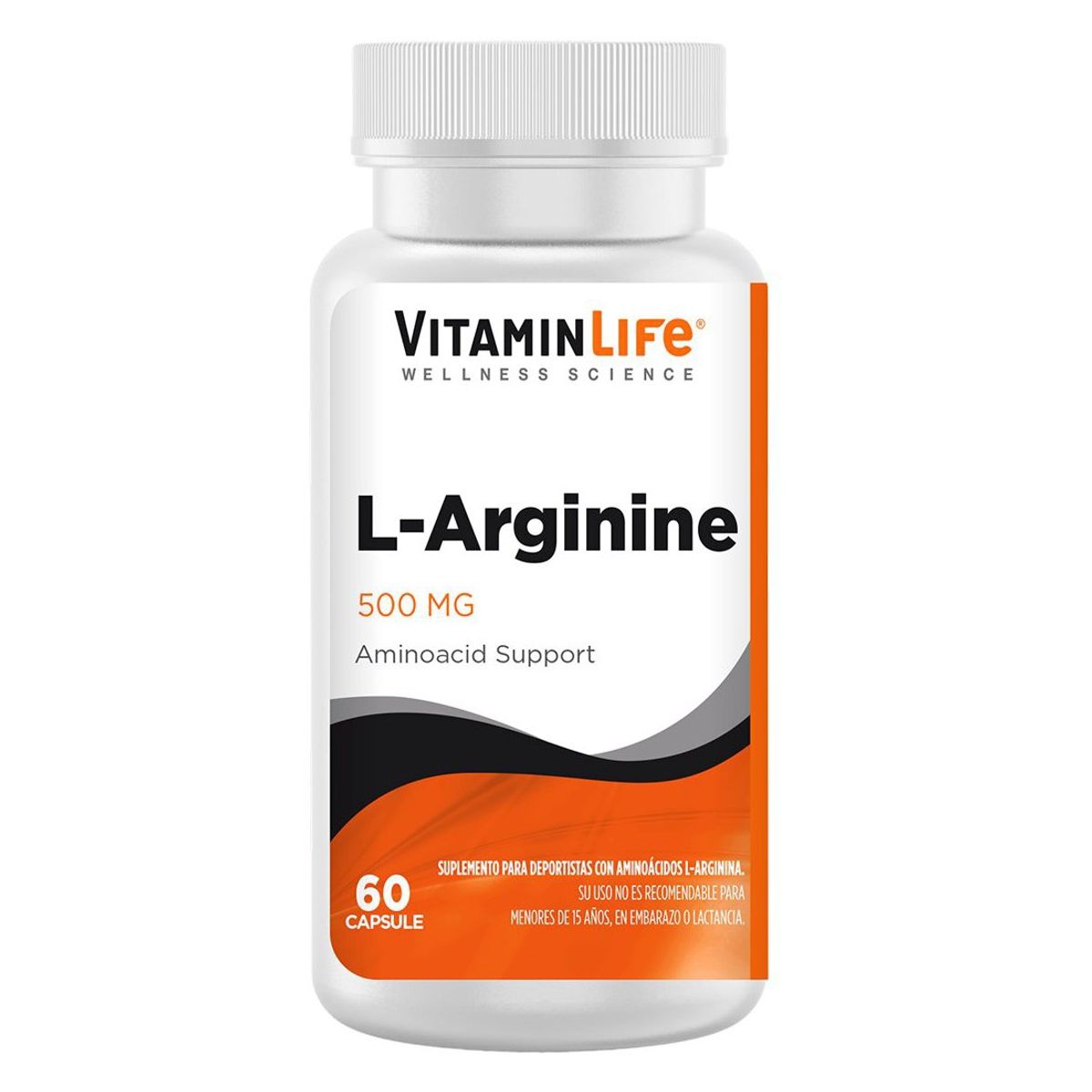 VITAMIN LIFE - Vitamin Life L-Arginina 500Mg X60Tabletas