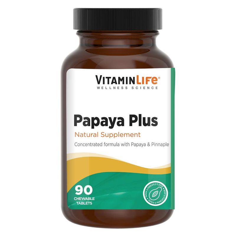 VITAMIN LIFE - Vitamin Life Papaya Plus X90Tabletas