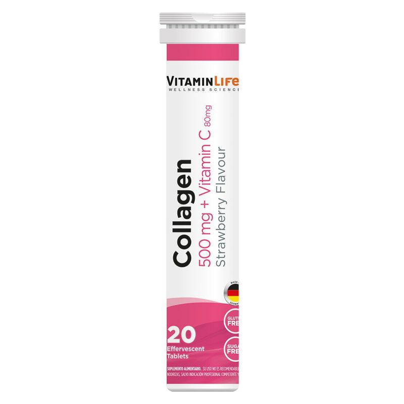 VITAMIN LIFE - Vitamin Life Collagen 500Mg 80Mg Vitamina C X20Ta