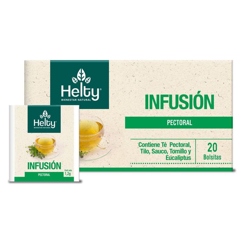 HELTY - Helty Infusion Pectoral X20 Bolsas