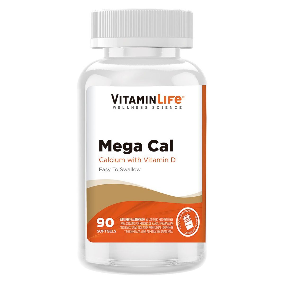 VITAMIN LIFE - Vitamin Life Mega-Cal Softgel X90Capsulas
