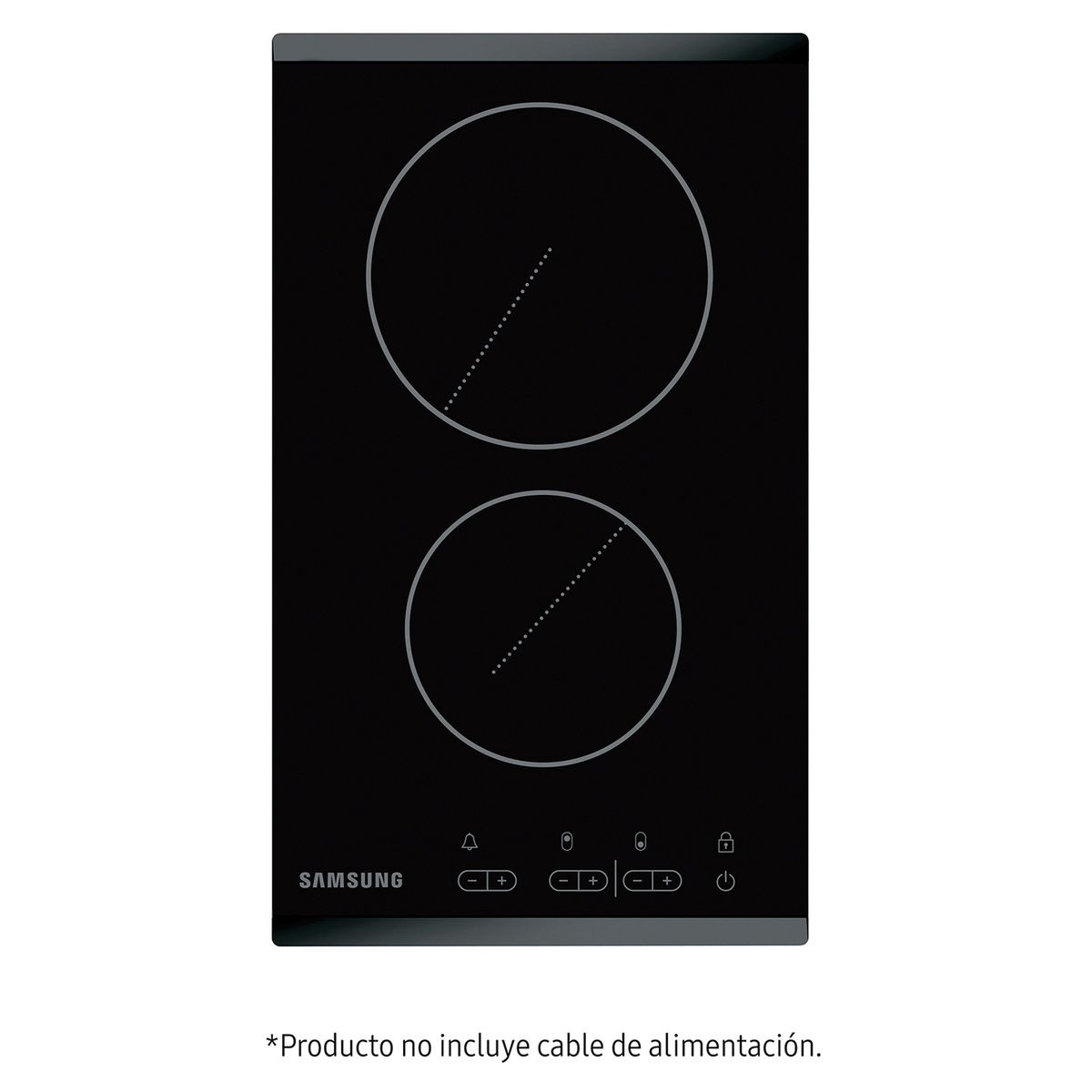 SAMSUNG - Encimera Vidrio Cerámico Samsung Con Control Touch, Ctr432Nb02/Zs