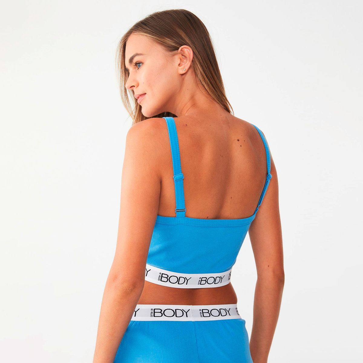 COTTON ON - Top de Piajama-Body Rib Mujer Cotton On