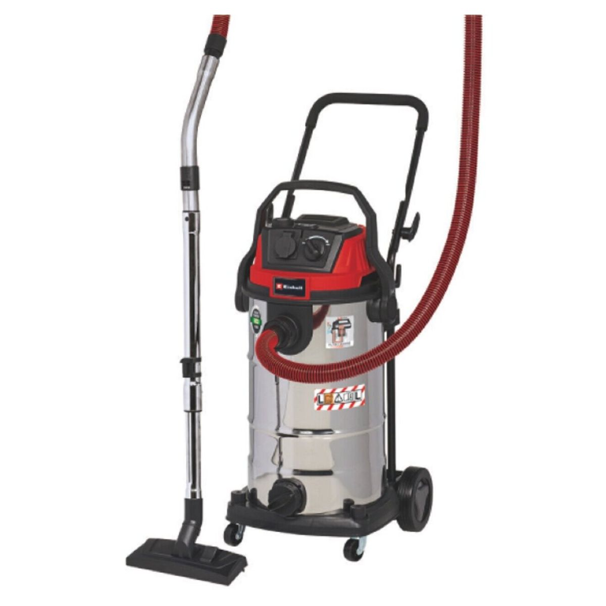 EINHELL - Aspiradora Polvo/ Agua Inoxidable 1900W  40 Lts