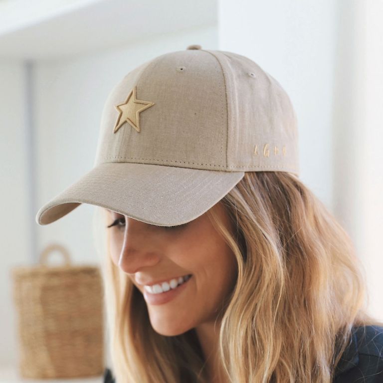 Gorra Jockey Unisex con Estrella Bordada