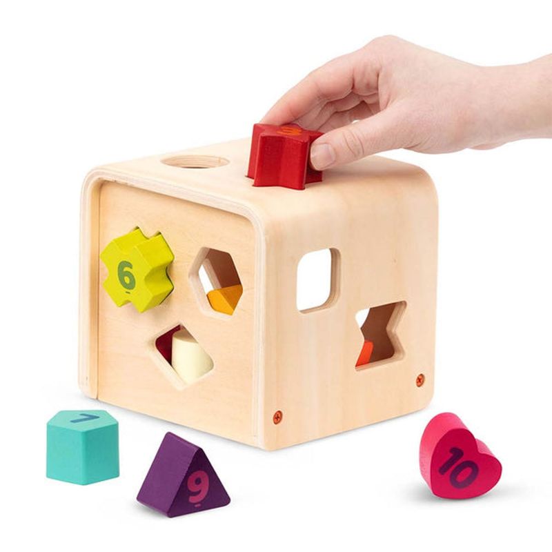 BATTAT TOY - Cubo De Encaje Figuras Y Numeros Battat Toy