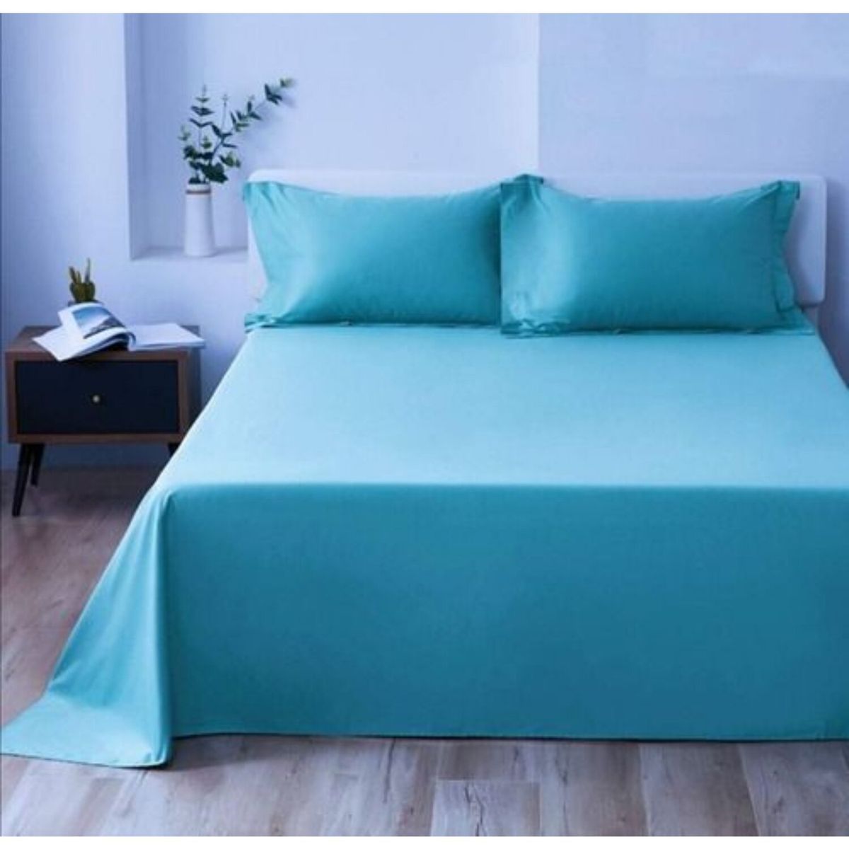 GENERICO - Juego de Sábanas 2 Plazas 200 Hilos