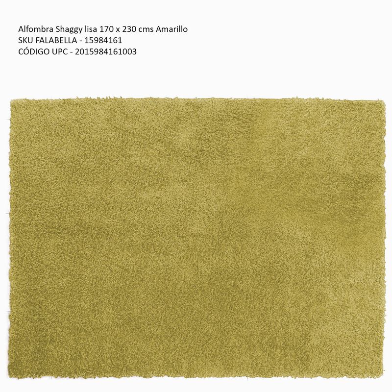 DORAL - Alfombra Shaggy Lisas 170X230 Cm Doral
