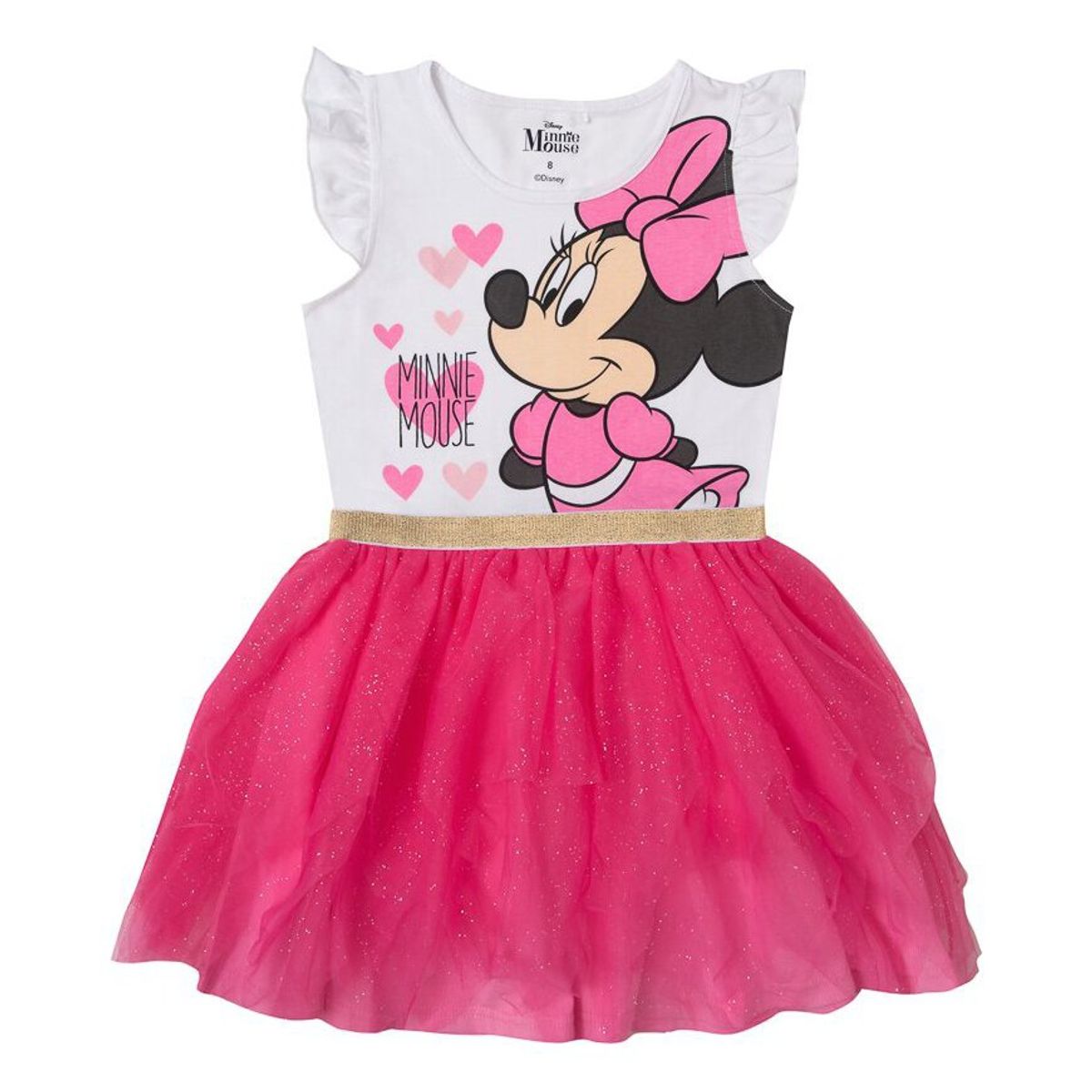 DISNEY - Vestido Tull Niña Minnie Rosado Disney