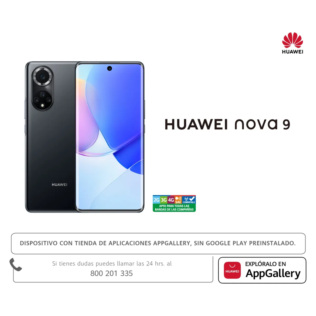 HUAWEI - Celular Smartphone Huawei Nova 9 128 GB