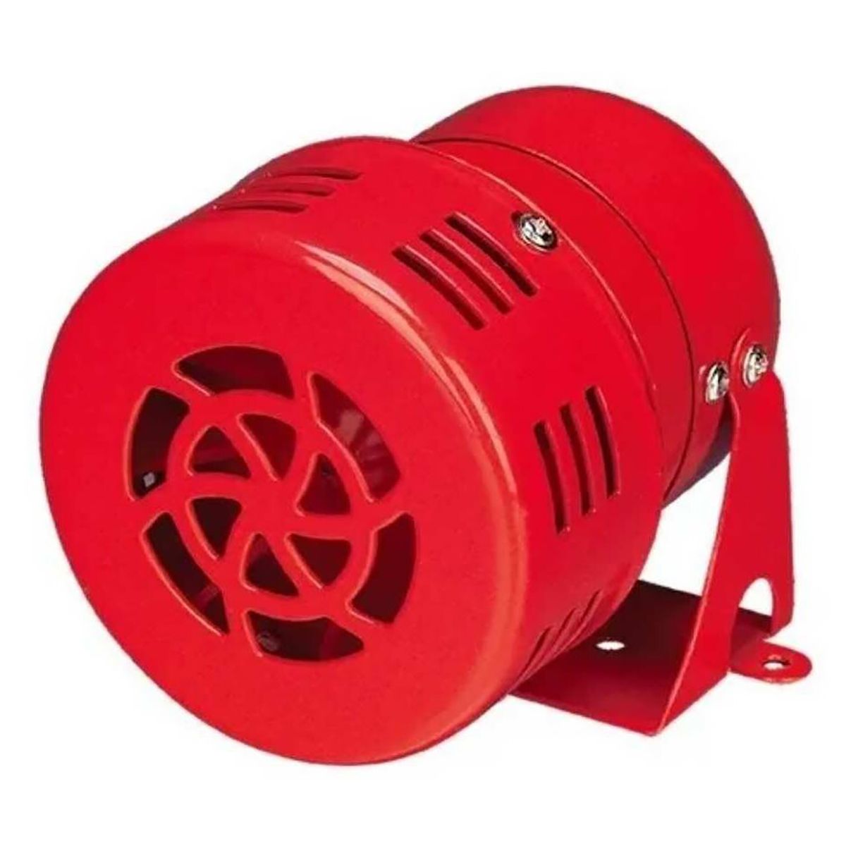 GENERICO - Sirena Metálica Mini Turbina 100Db 220V Vdc Alarma